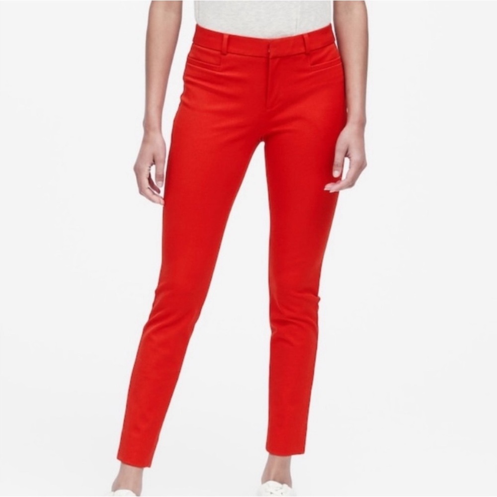 Banana Republic Women's Red Trousers
